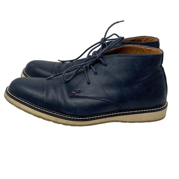 Tommy Hilfiger Other - Mens Tommy Hilfiger Navy Blue Chukka Ankle Boots Size 10
